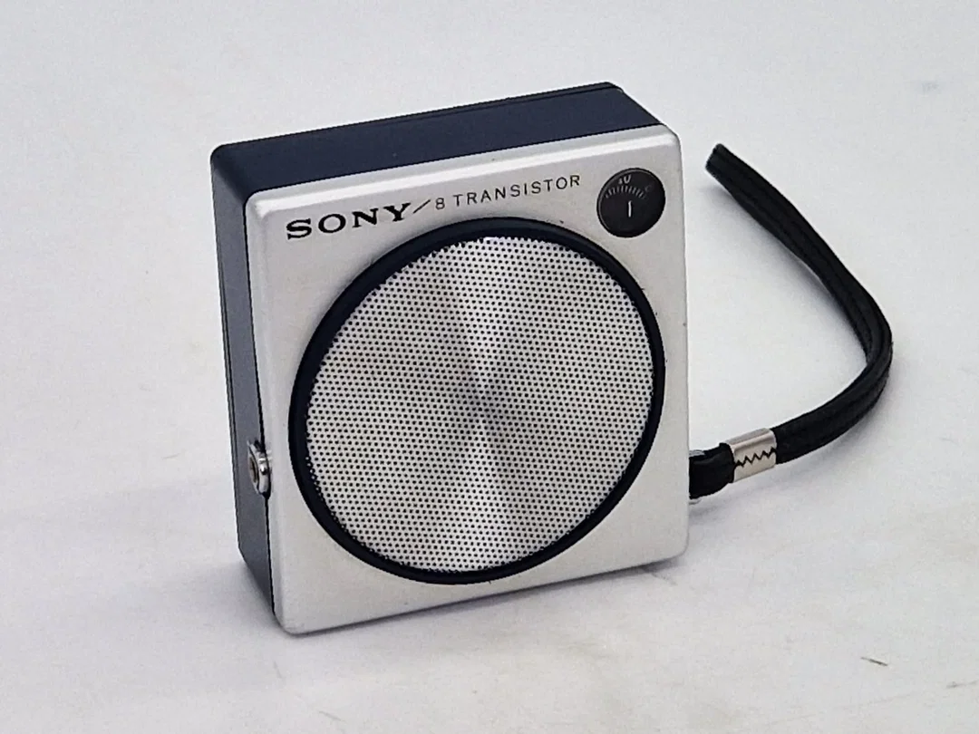 Sony Vintage 8 Transistor Taschenradio (AM/Mittelwelle) - Dunkelblau/Silber - Bild 4