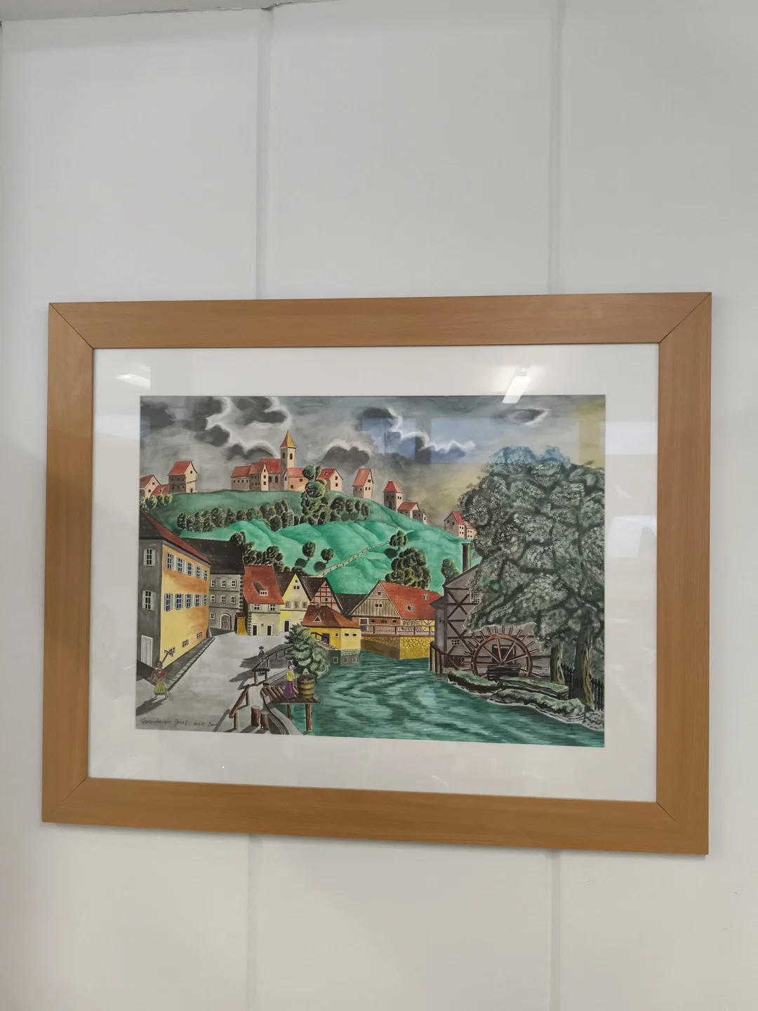 Josef Rosenberger 2001, historische Ortsansicht, gerahmt – Bild 5