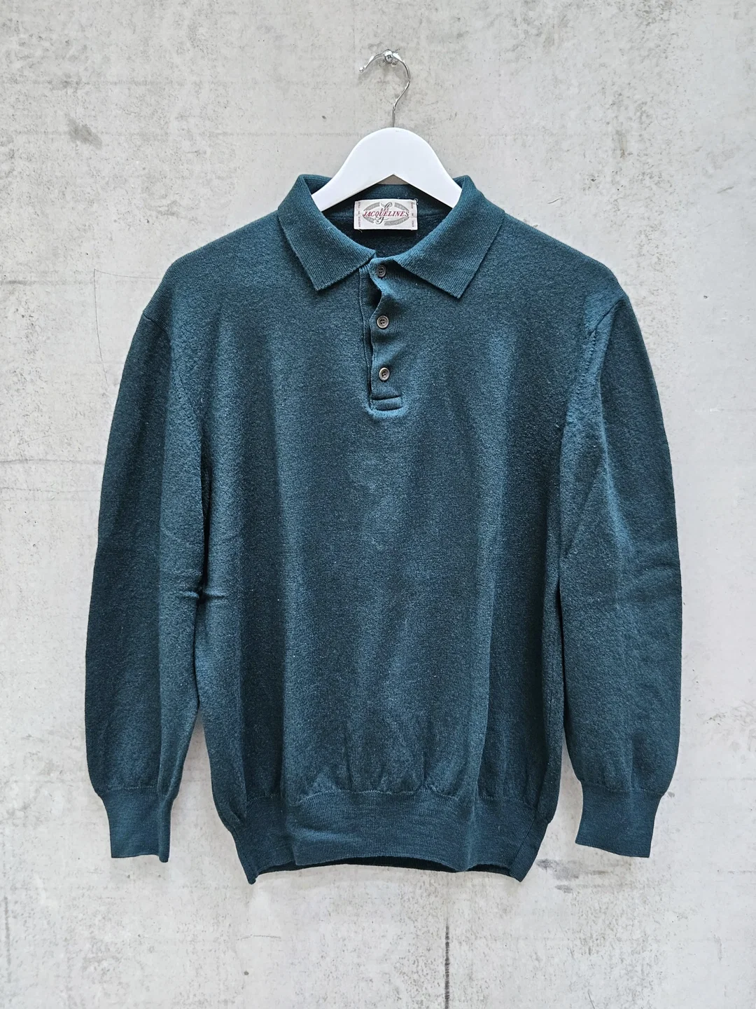 LES JAQUELINES Herren Pullover, grün - Gr. S – Bild 1