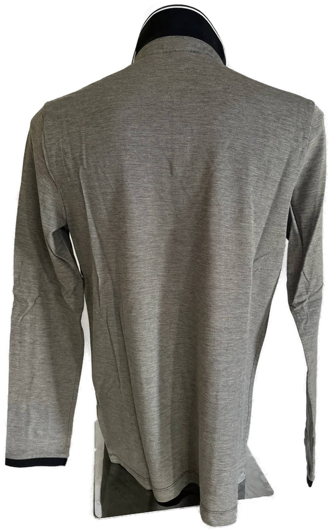 HUGO BOSS  Herren Langarm-Shirt dunkelblau Gr. L – Bild 2
