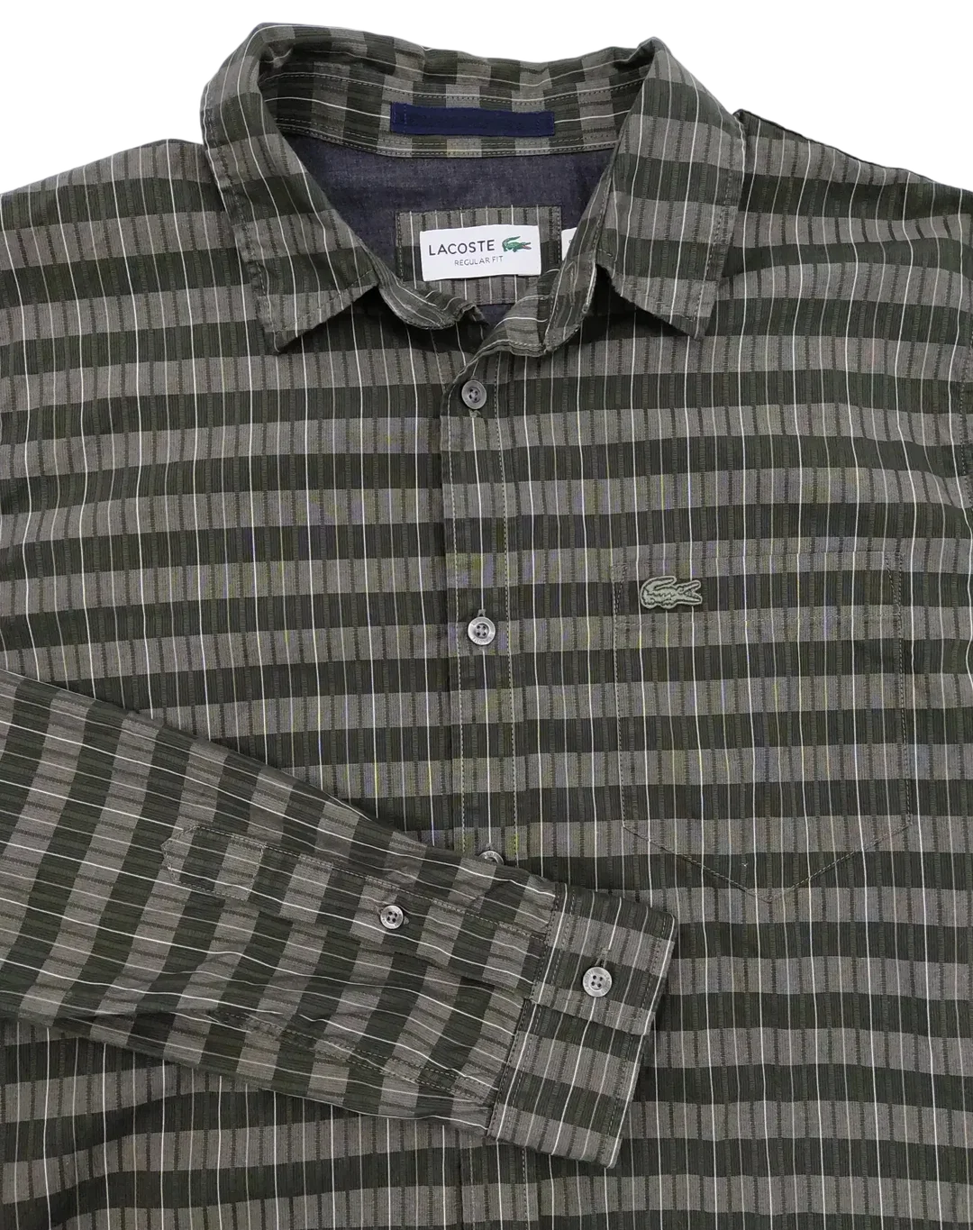 Lacoste Herren Hemd, grün - Gr. S  – Bild 3
