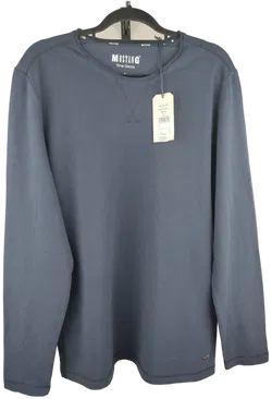 Mustang Herren Shirt Langarm blau - L/50 - Bild 1