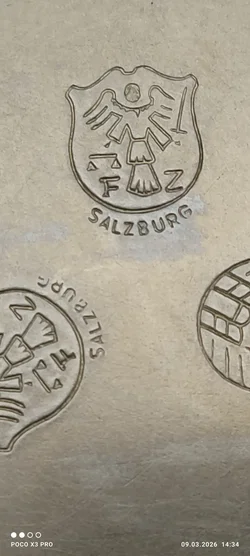 Große Zinnplatte Sonstige | Einmaliges Salzburg-Unikat - Bild 3