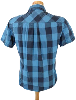 Esprit Herrenhemd blau, dunkelblau kariert - M (Slim fit) - Bild 3