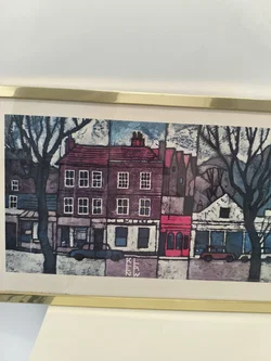 Ken Law, Kunstdruck mit Rahmen, Hampstead - Bild 3
