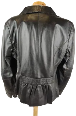 MADELEINE Damen-Lederjacke schwarz - XL/42 - Bild 2