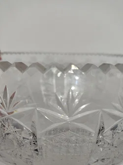 Bohemian Kristallglas-Schale „Queen’s Lace“ | Vintage-Klassiker – Vorschau 9