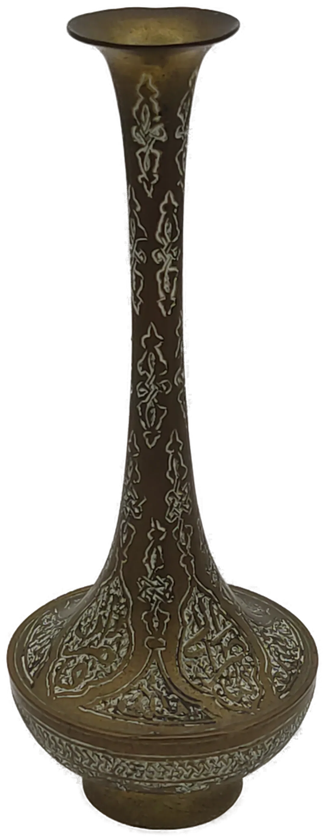 Islamische Arabische Messingvase | Handgravierter Orientalische Charme – Bild 2