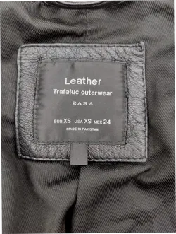 Zara Damen Biker Jacke schwarz Gr. XS - Bild 3