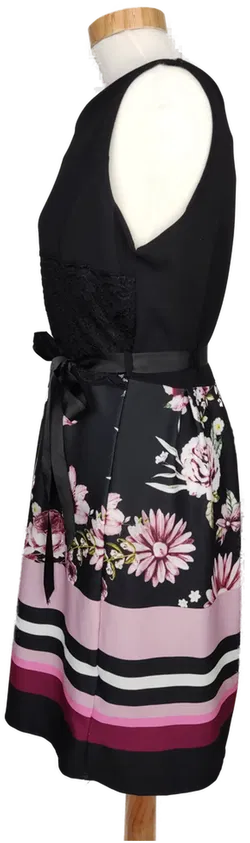 Colosseum Damen Kleid schwarz/rosa geblümt - L/42 - Bild 3