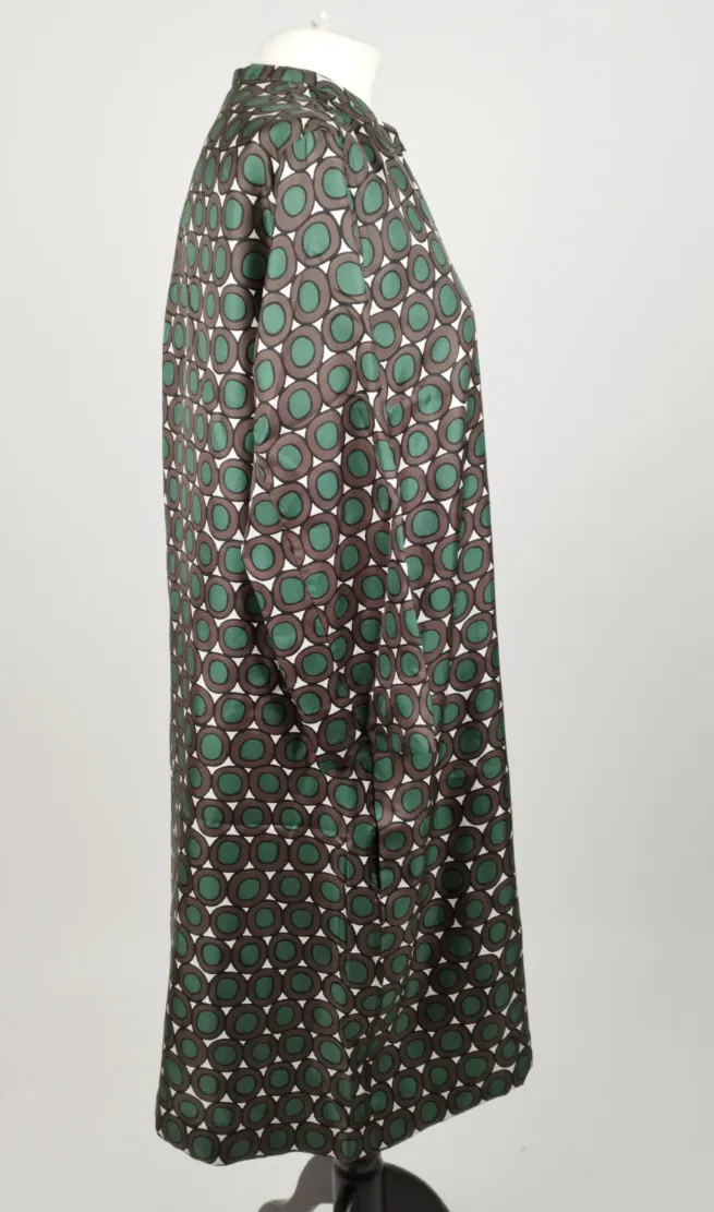 'S MaxMara Midikleid bemustert - Gr. 40 / 100% Seide – Bild 2