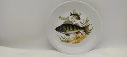 Bavaria Porzellan Teller – 3 Stück mit stilvollem Fischmotiv, sehr gut erhalten – Vorschau 4