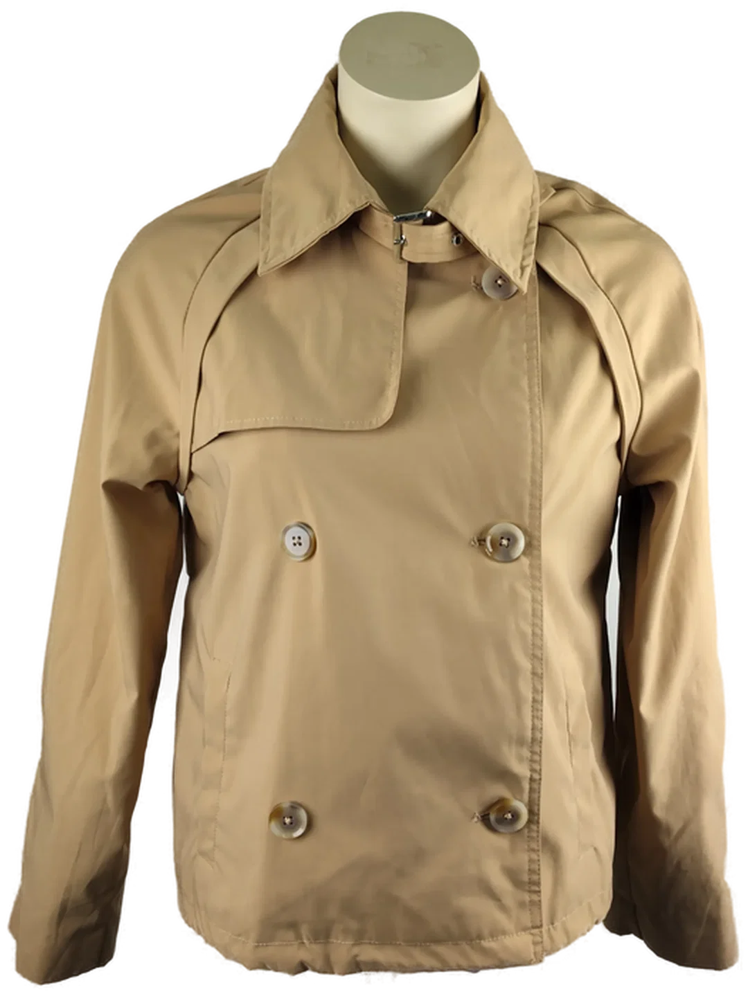 AMISU Damenjacke Beige, Klassischer Kragen | Casual-Chic – Bild 1