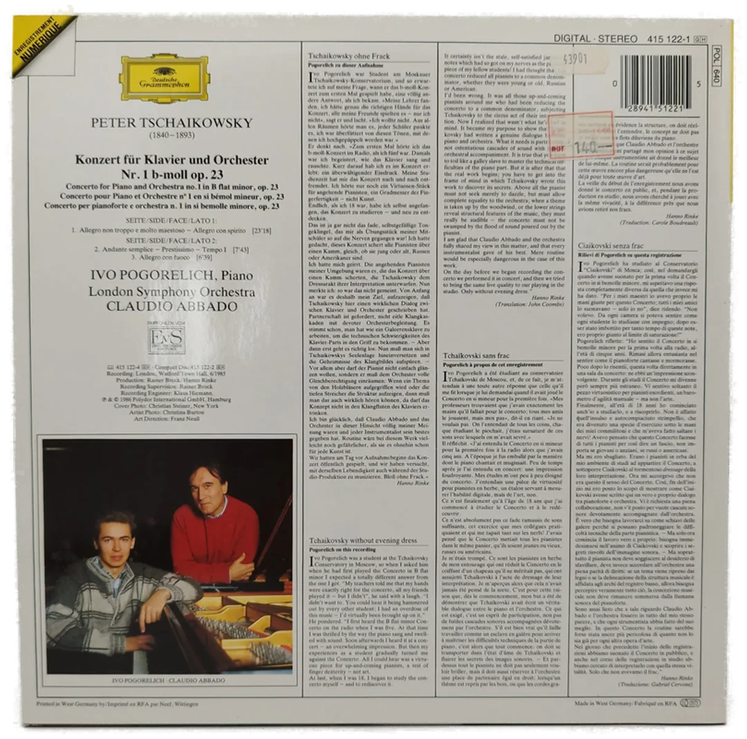 Tschaikowsky Klavierkonzert Nr. 1 – Bild 2