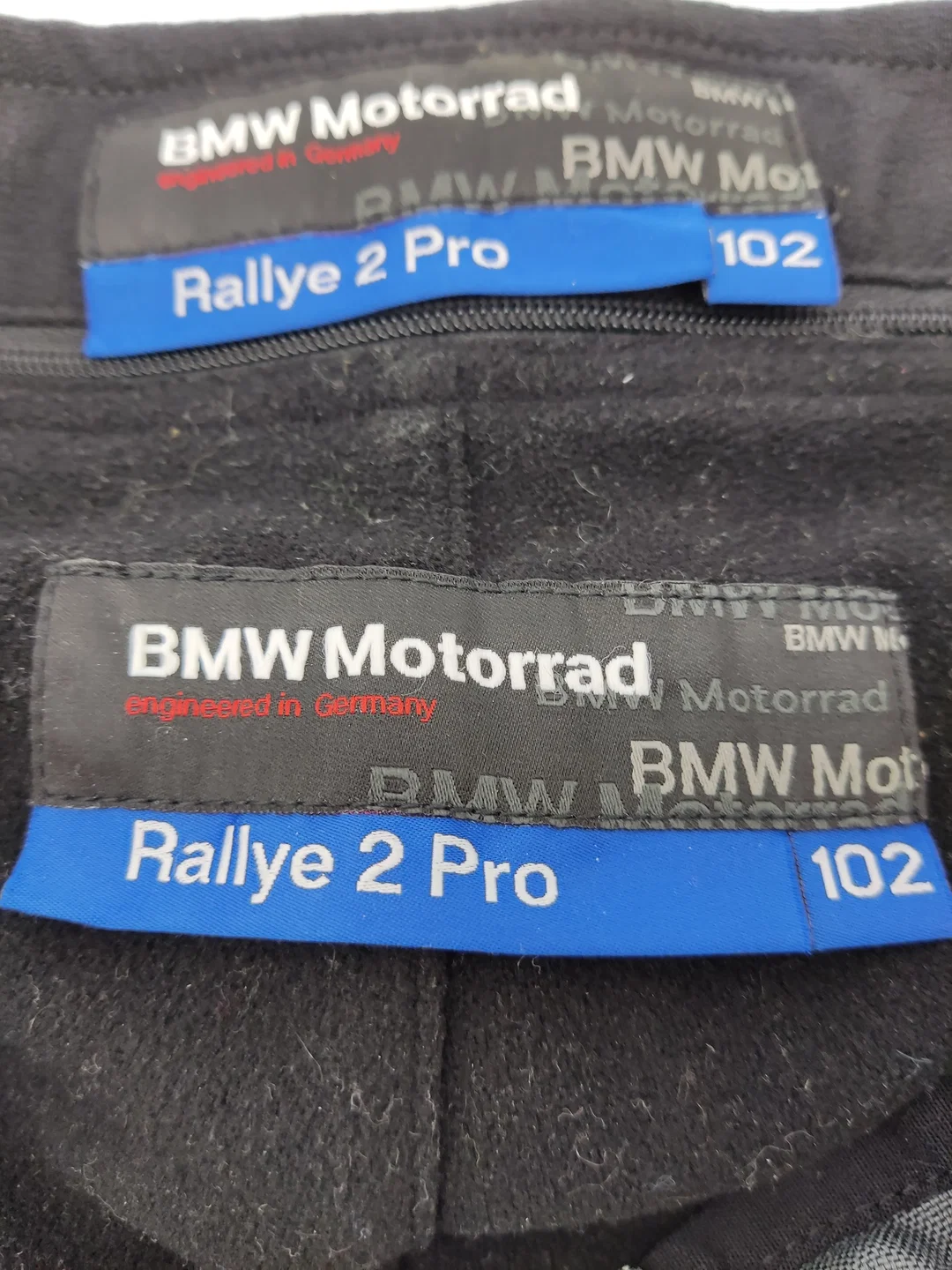 BMW Herren Motorrad Rallye 2 Pro Hose grau/schwarz Gr. 102 – Bild 3