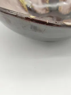 Vintage Keramik-Schale - braun - Bild 6