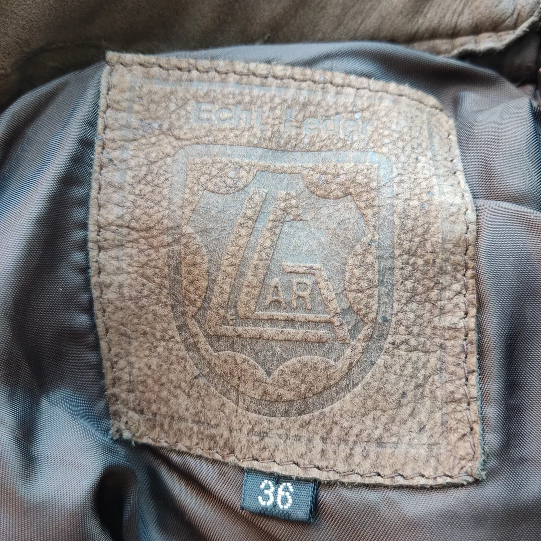 Lar Damen Trachtenhose Echtleder braun - Gr. 36 – Bild 3
