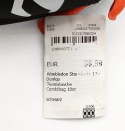 Dunlop 10er Combibag Damen Tennistasche Erdbeermotiv | Neu mit Etikett – Vorschau 9