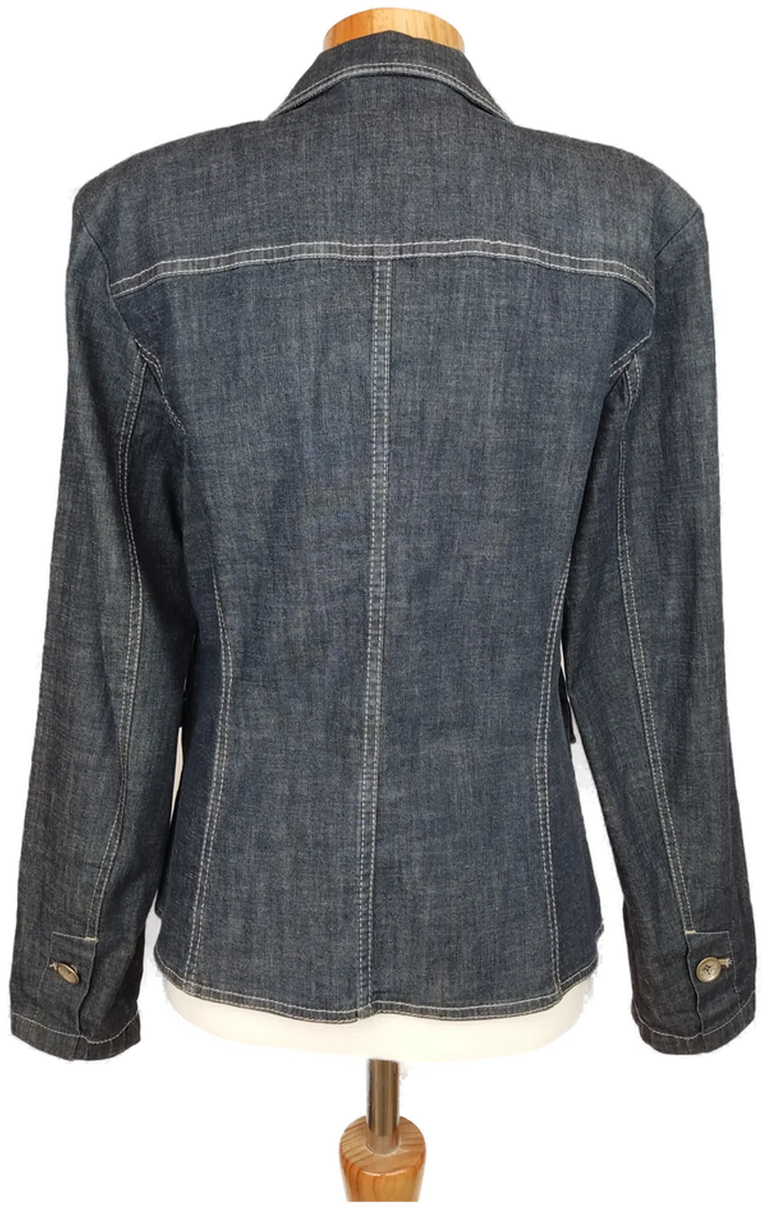 Gerry Weber Damen Blazer Denim grau/schwarz - S/36 – Bild 2