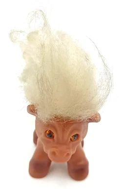 Vintage Dam Things Kuh Trollfigur aus den 60er Jahren - Bild 2