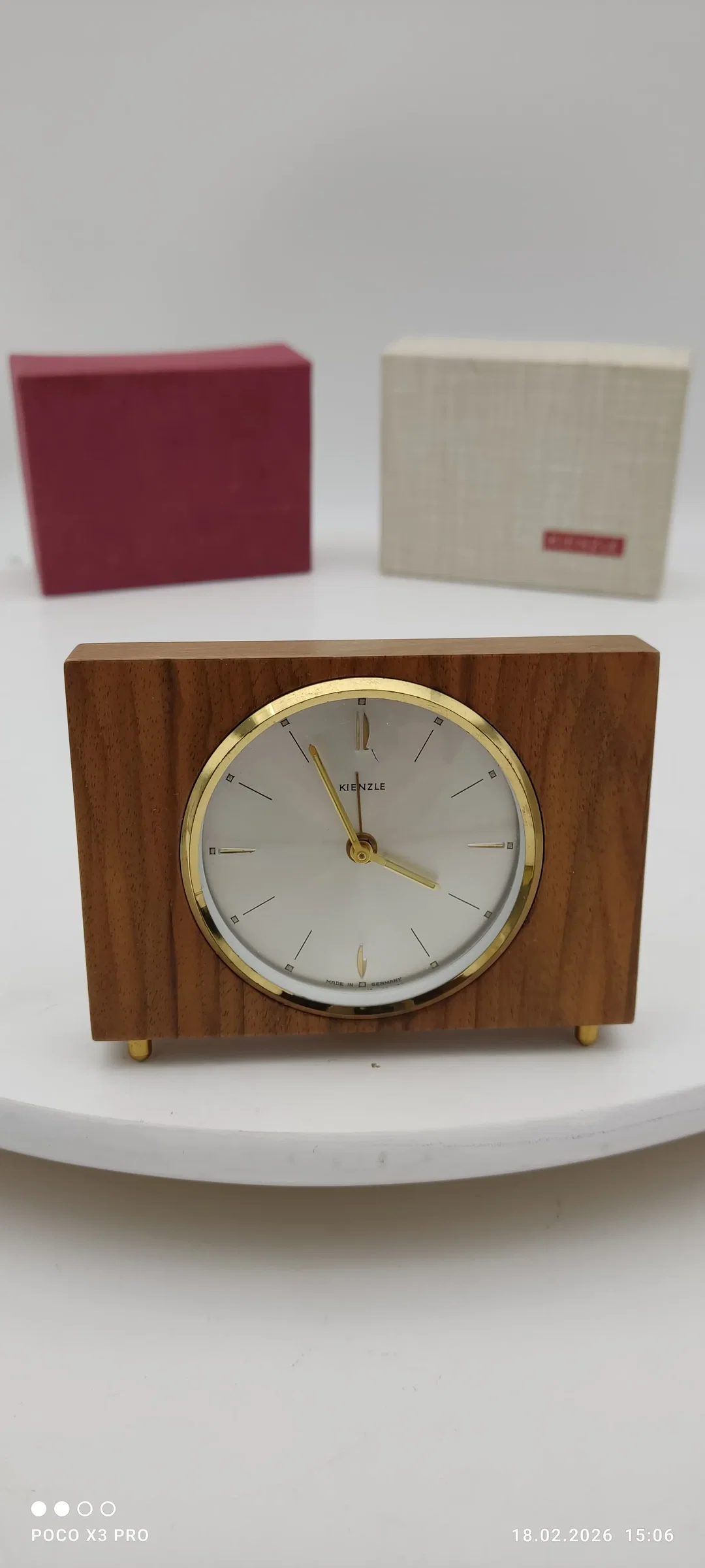 Vintage Tischuhr Kienzle aus den 1960 Jahren - Bild 2