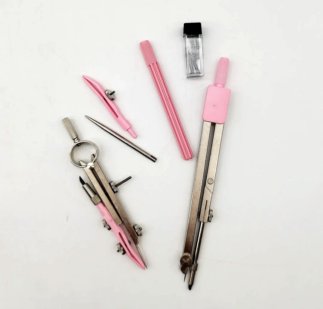 Zirkelset mit Etui, 6 tlg.  – Bild 1