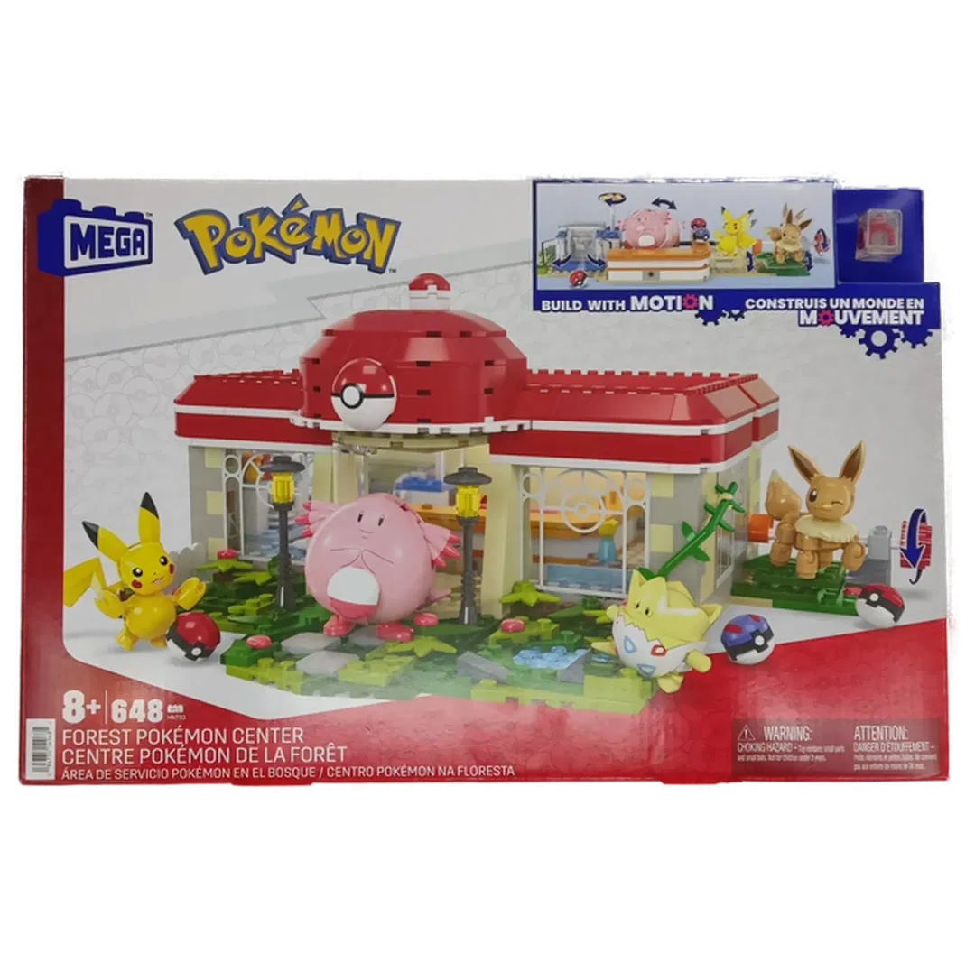 MEGA Pokémon Klemmbausteine Set Pokémon Center, inkl. 5 seltene Pokemon Sammelkarten - Bild 4