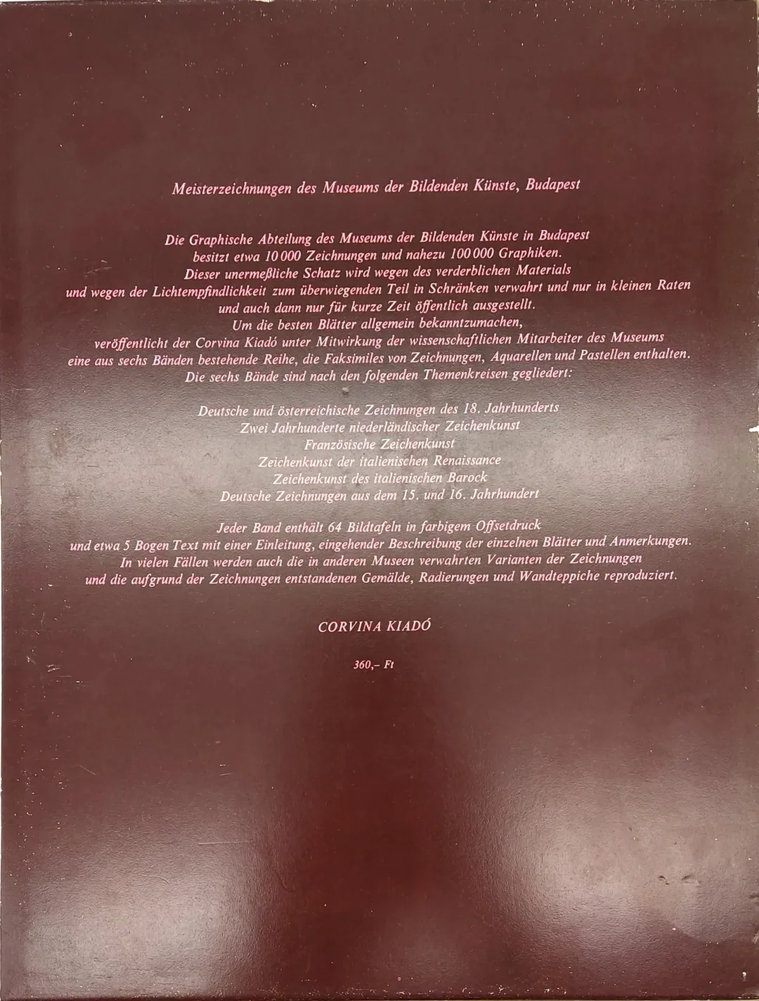 Meisterzeichnungen des Museums der Bildenden Künste, Budapest - Hg. Teréz Gerszi - Szépművészeti Múzeum - Band II – Bild 2