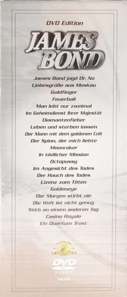 DVD James Bond 007 – DVD Edition Boxset | 22 Filme | FSK 16 | Sammleredition - Bild 3