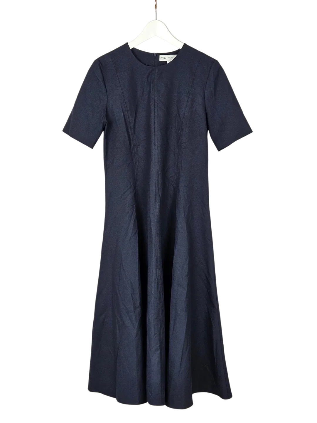 ZARA Damen Maxikleid, dunkelblau - Gr. L / 40  – Bild 1