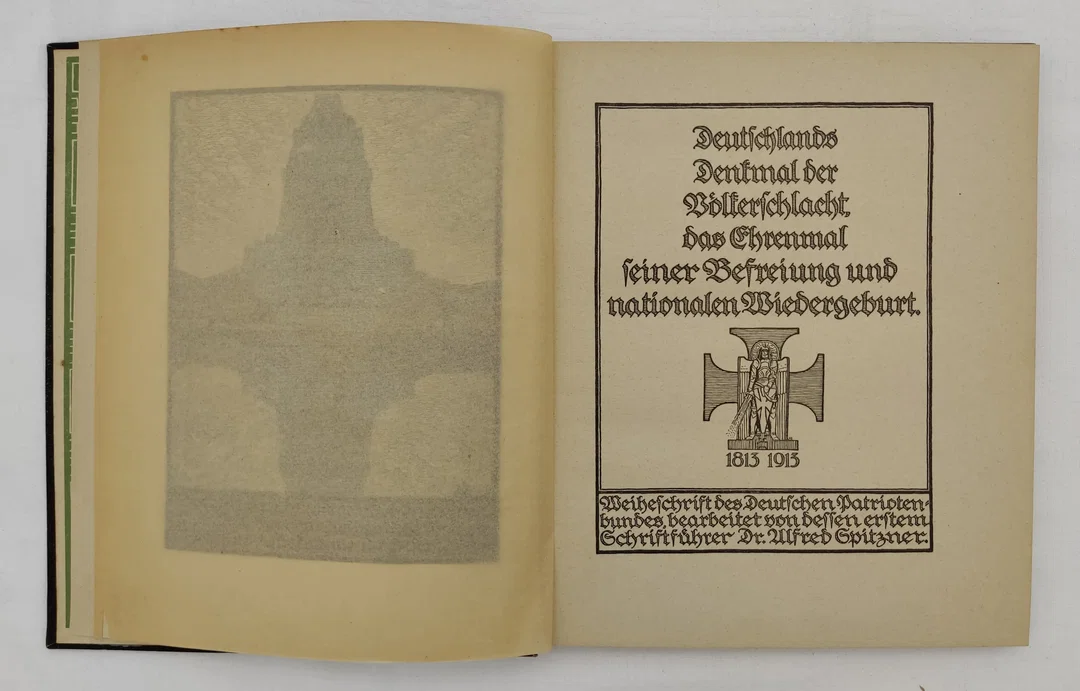 1813 - 1913 Das Völkerschlachtdenkmal Weiheschrift – Bild 2