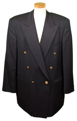 Yves Saint Laurent Herrenblazer schwarz Gr. XL - Bild 1