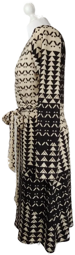 Damenkleid Gr.42, schwarz-weiß gemustert - Bild 2