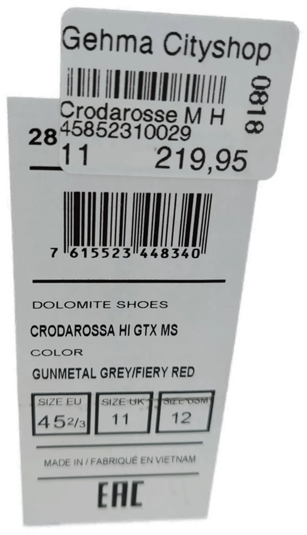 Dolomite - Herren Wanderschuhe Gr. 45  – Bild 7
