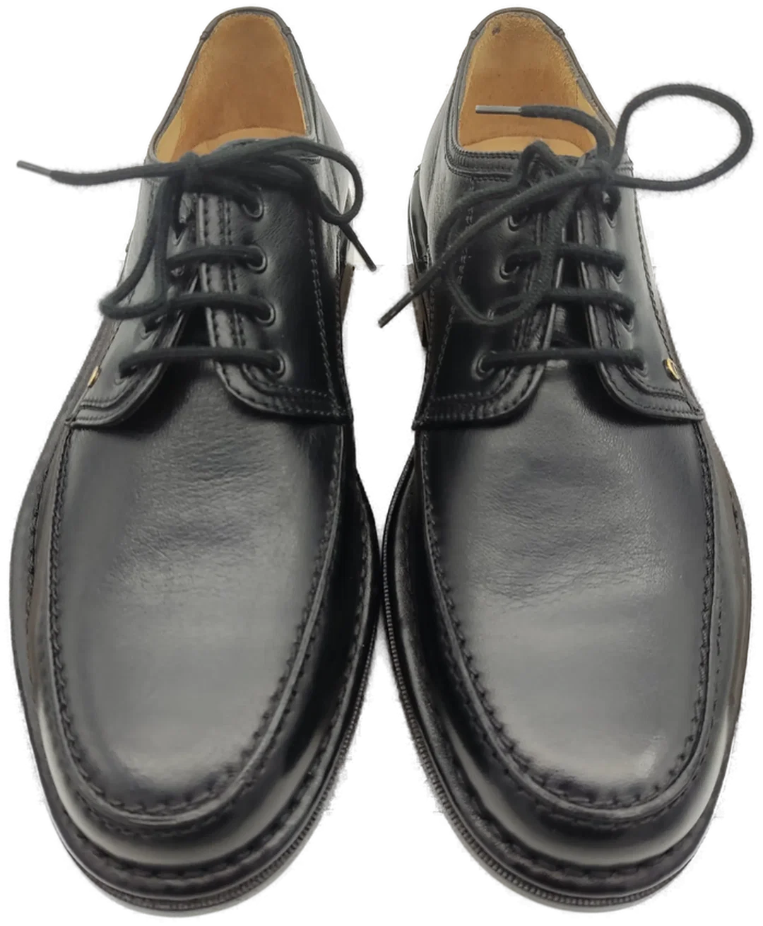 AIGNER Hand Made St. Crispino Herren-Lederschuhe Gr. 41 (Modellnummer 111388) - NEU & UNGETRAGEN (Rarität) Originalkarton – Bild 2