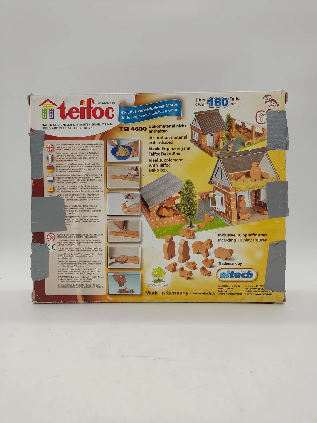 TEIFOC Steinbaukasten TEI-4600 Bauernhof – Bild 2