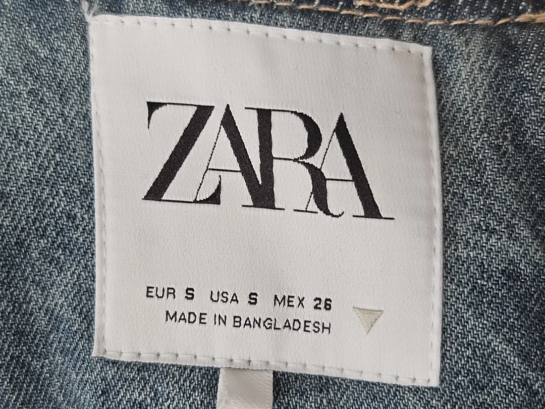 ZARA Damen Jeanskleid, blau - Gr. S – Bild 4