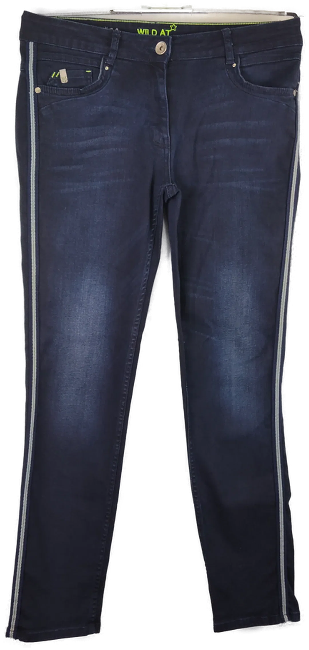Damenjeans CECIL Dunkelblau mit Seitenstreifen | Zeitloser Stil – Bild 1