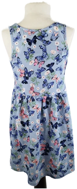 H&M Mädchenkleid bemustert - EU Gr. 110/116 / für 4-6 Jährige - Bild 3