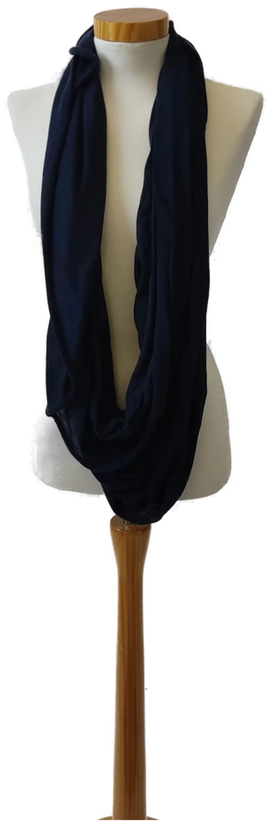 Damen Schlaufenschal dunkelblau - Bild 4