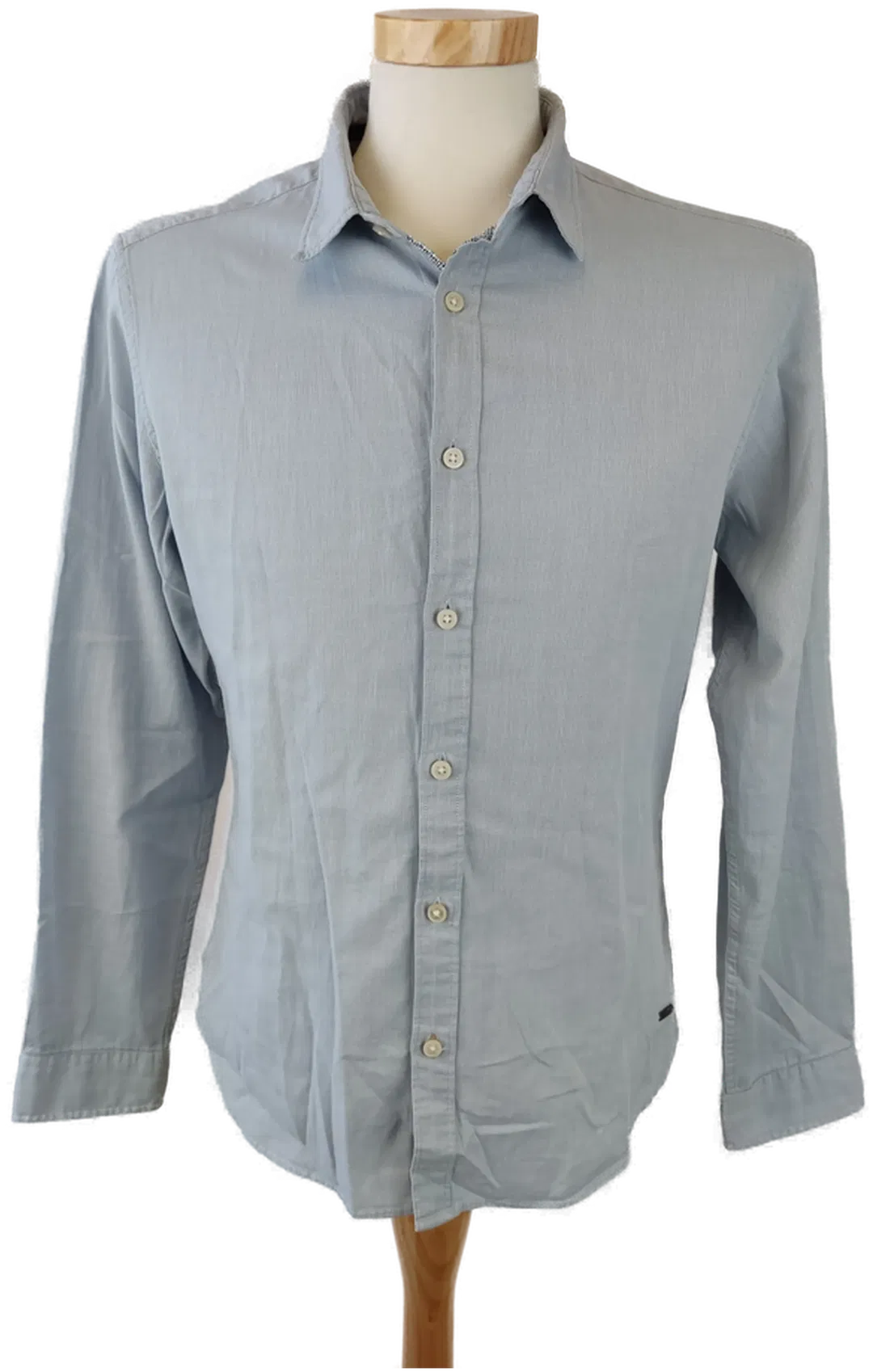 Esprit Herrenhemd blau - M (Slim fit) - Bild 1