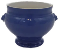 Emile Henry Frankreich – Vintage Suppenschüssel in Blau - Bild 3