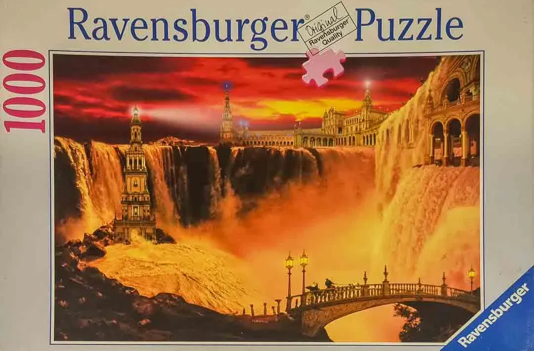 Ravensburger Puzzle 1000 Teile 154517 Rauschender Wasserfall - Bild 1