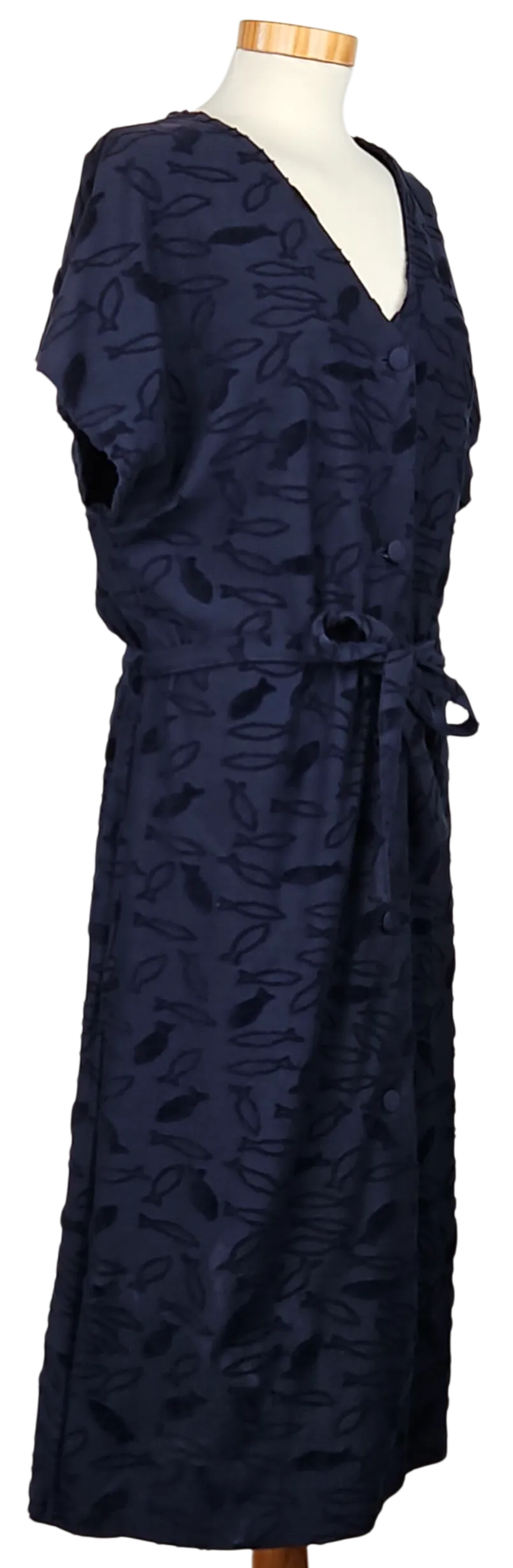 miss ulike Vintage Damen Maxikleid, blau - XXL  – Bild 2