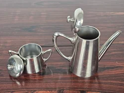 Edelstahl-Kaffeeset im Bauhausstil – Vorschau 2