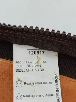 Leder Chaps Damen braun Gr. M++5038 - Bild 2