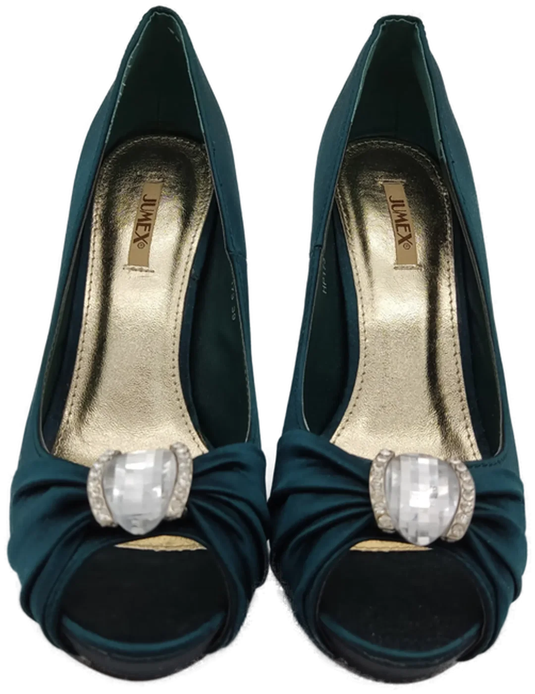 JUMEX Damen High Heels blaugrün - Gr. 39 – Bild 2