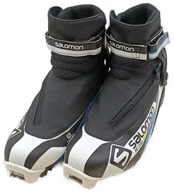 Salomon Herren-Langlaufschuhe schwarz/weiß Gr. 42