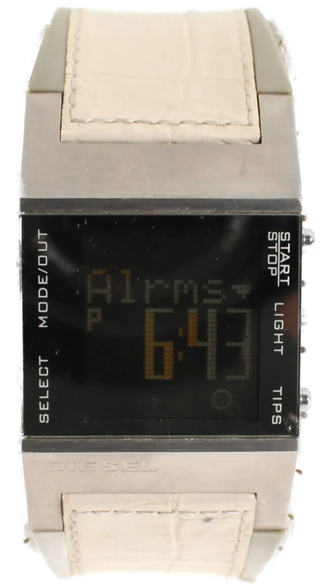 Damen Digitaluhr von Diesel mit Originalbox – Edelstahlgehäuse & Lederarmband - Bild 4