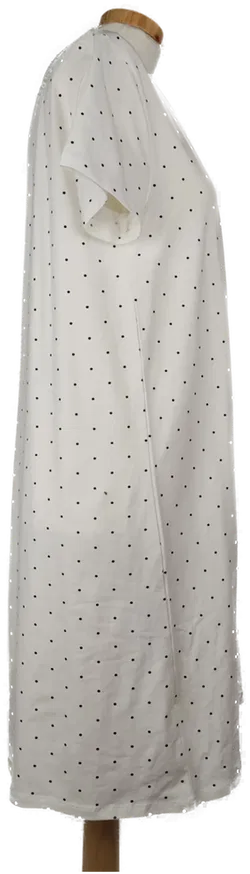 C&A Damen Midi-Sommerkleid weiß mit schwarzen Punkte - M/38 - Bild 3